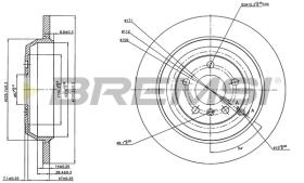 BREMSI CD7530S - B. DISC MERCEDES-BENZ