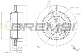 BREMSI CD7531V - B. DISC MERCEDES-BENZ