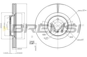 BREMSI CD7534V - B. DISC MERCEDES-BENZ
