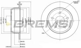 BREMSI CD7553S - B. DISC JEEP