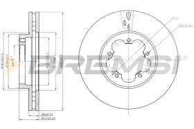BREMSI CD7554V - B. DISC FORD