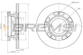 BREMSI CD7573S - B. DISC FORD