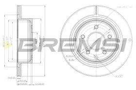BREMSI CD7579V - B. DISC RENAULT, NISSAN