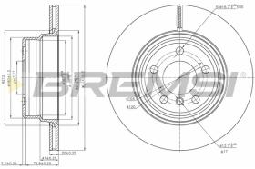 BREMSI CD7583V - B. DISC BMW