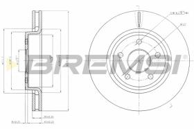 BREMSI CD7593V - B. DISC JEEP