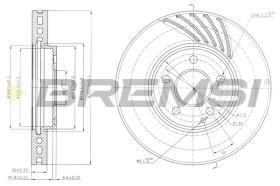 BREMSI CD7638V - B. DISC MERCEDES-BENZ