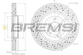 BREMSI CD7650V - B. DISC MERCEDES-BENZ
