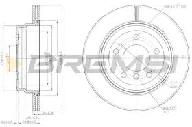 BREMSI CD7697V - B. DISC BMW