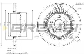BREMSI CD7700V - B. DISC MERCEDES-BENZ