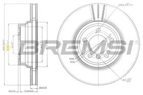 BREMSI CD7701V - B. DISC BMW
