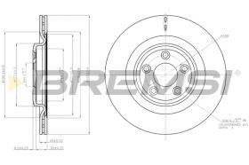 BREMSI CD7703V - B. DISC DAIMLER, JAGUAR