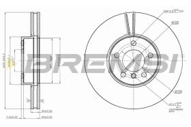 BREMSI CD7714V - B. DISC BMW