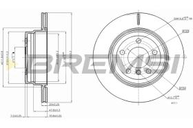 BREMSI CD7715V - B. DISC BMW