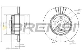 BREMSI CD7716V - B. DISC BMW
