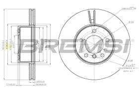BREMSI CD7717V - B. DISC BMW