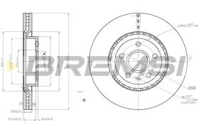 BREMSI CD7723V - B. DISC OPEL, VAUXHALL, SAAB