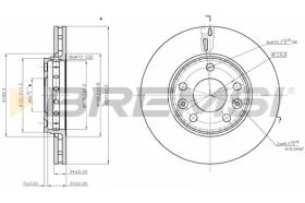 BREMSI CD7728V - B. DISC RENAULT, DACIA