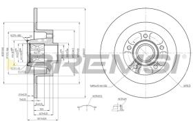 BREMSI CD7729S - B. DISC RENAULT