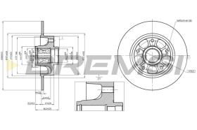BREMSI CD7730S - B. DISC RENAULT