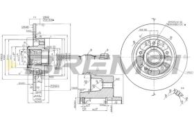 BREMSI CD7731S - B. DISC RENAULT