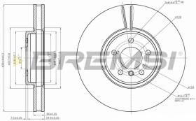 BREMSI CD7746V - B. DISC BMW, OPEL