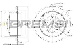 BREMSI CD7753S - B. DISC SSANGYONG