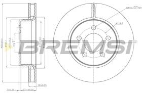 BREMSI CD7759V - B. DISC OPEL, JEEP, DODGE