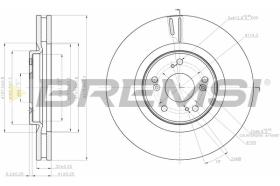 BREMSI CD7777V - B. DISC HONDA