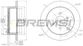 BREMSI CD7794S - B. DISC KIA, HYUNDAI
