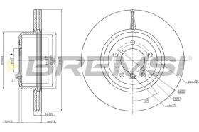 BREMSI CD7811V - B. DISC BMW