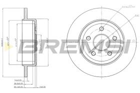 BREMSI CD7813S - B. DISC JEEP