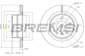 BREMSI CD7851V - B. DISC BMW