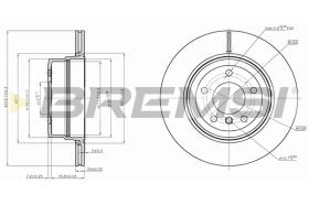 BREMSI CD7868V - B. DISC BMW