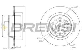 BREMSI CD7877S - B. DISC OPEL, VAUXHALL