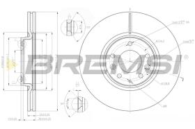 BREMSI CD7880V - B. DISC MAZDA