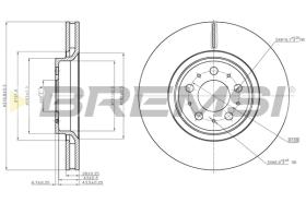 BREMSI CD7898V - B. DISC VOLVO