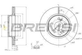 BREMSI CD7907V - B. DISC MERCEDES-BENZ