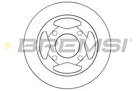 BREMSI CD7913S - B. DISC LIGIER