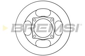 BREMSI CD7914S - B. DISC LIGIER