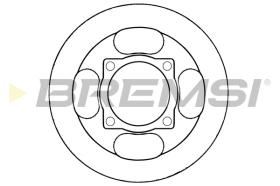 BREMSI CD7915S - B. DISC AIXAM, LIGIER