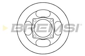 BREMSI CD7917S - B. DISC LIGIER
