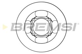 BREMSI CD7923S - B. DISC LIGIER