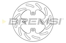 BREMSI CD7926SLS - B. DISC LIGIER