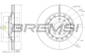 BREMSI CD7934V - B. DISC VW, AUDI