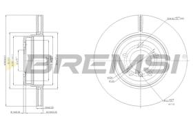 BREMSI CD7936V - B. DISC BMW