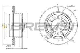 BREMSI CD7954V - B. DISC HYUNDAI