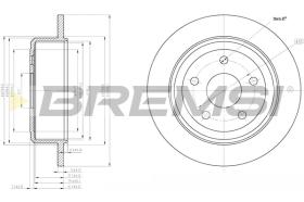 BREMSI CD7958S - B. DISC JEEP