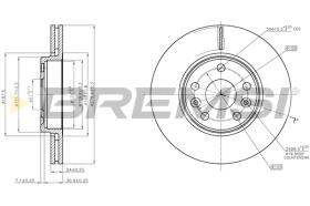 BREMSI CD7979V - B. DISC RENAULT