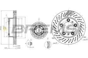 BREMSI CD7981VLS - B. DISC MERCEDES-BENZ