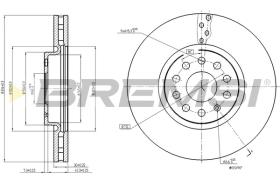 BREMSI CD8016V - B. DISC VW, SEAT, SKODA